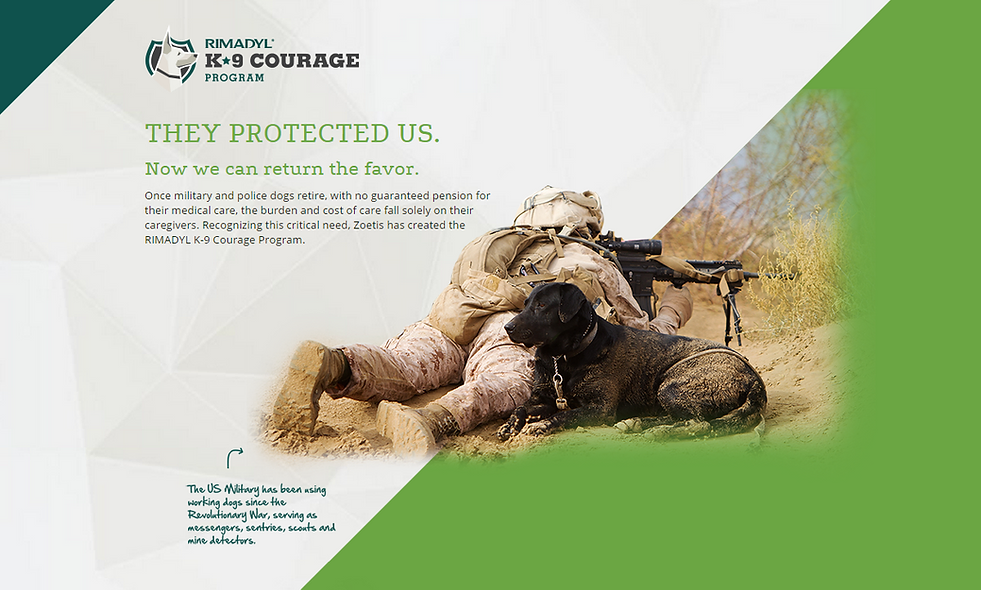 Infographic K9 Courage Program
