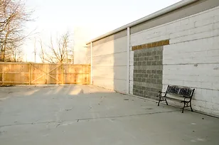 Outdoor pet play area, where your dog can run and play during their stay at our pet boarding facility near Cincinnati, Ohio